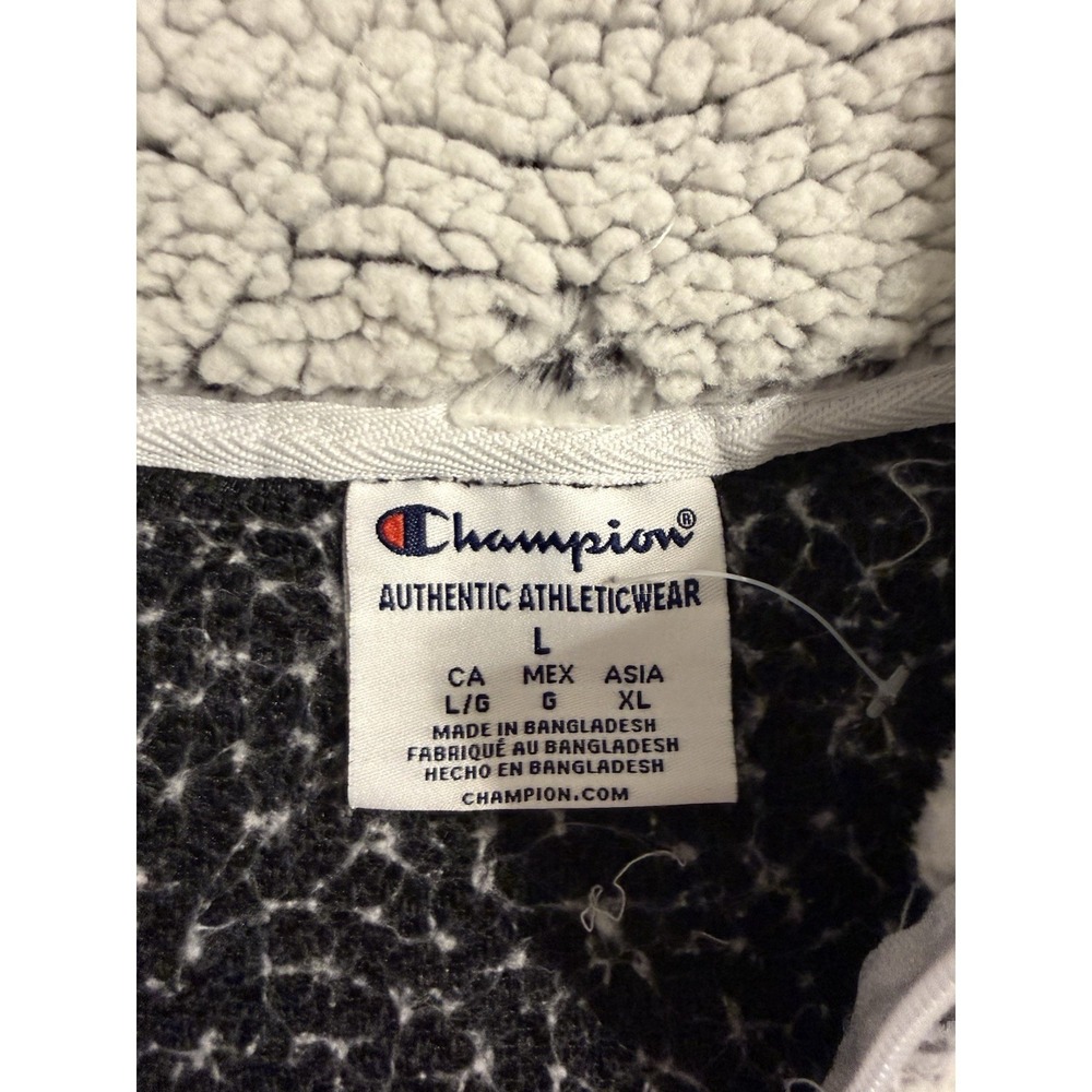 Champion Alabama Crimson Tide University of Alabama Sherpa Jacket White Size L - Picture 2 of 3